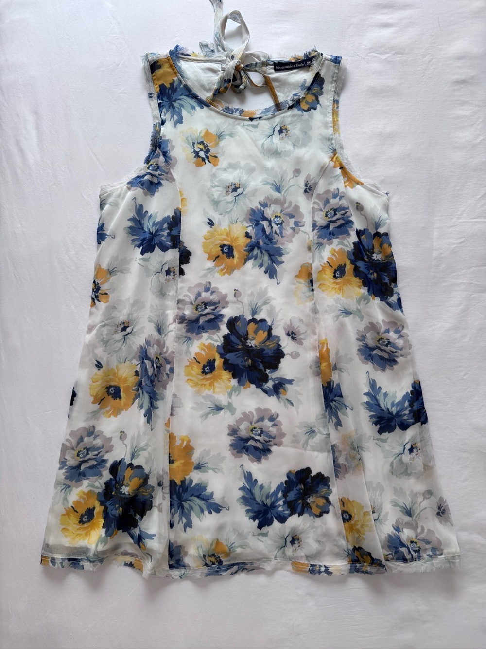 Abercrombie & Fitch Floral Chiffon Mini Dress
